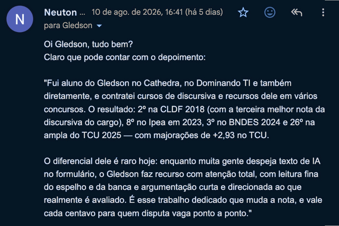 Neuton Martins - Consultor Legislativo na CLDF